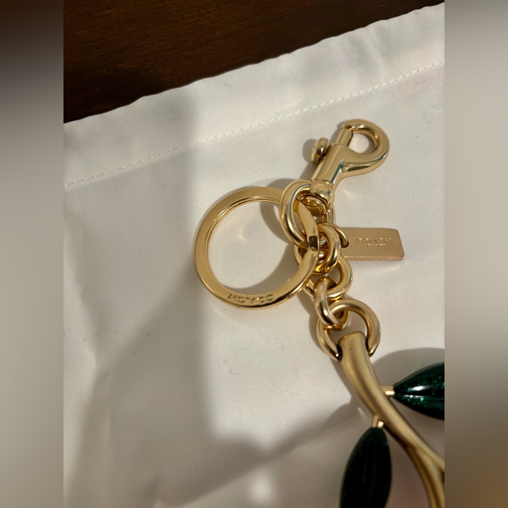 ❤️ Authentic Coach Cherries Charm with Gold Accents ❤️ - Picture 5 of 5